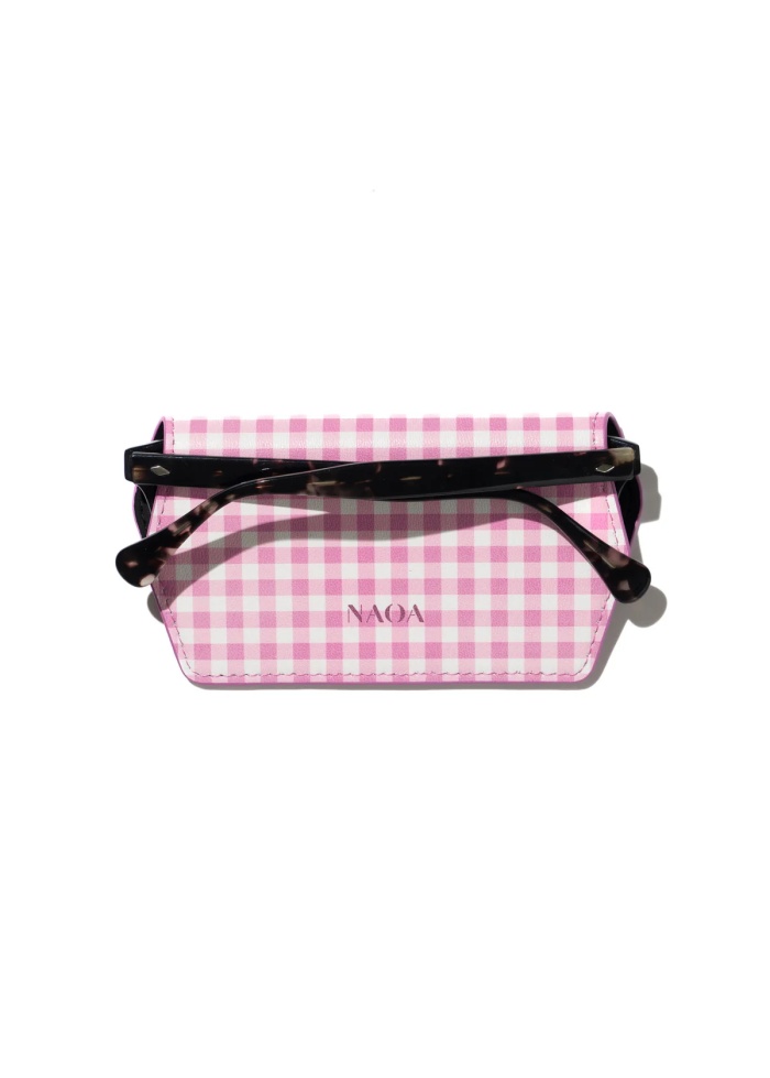 NAOA | Apple Leather Slim Glasses Case Vichy