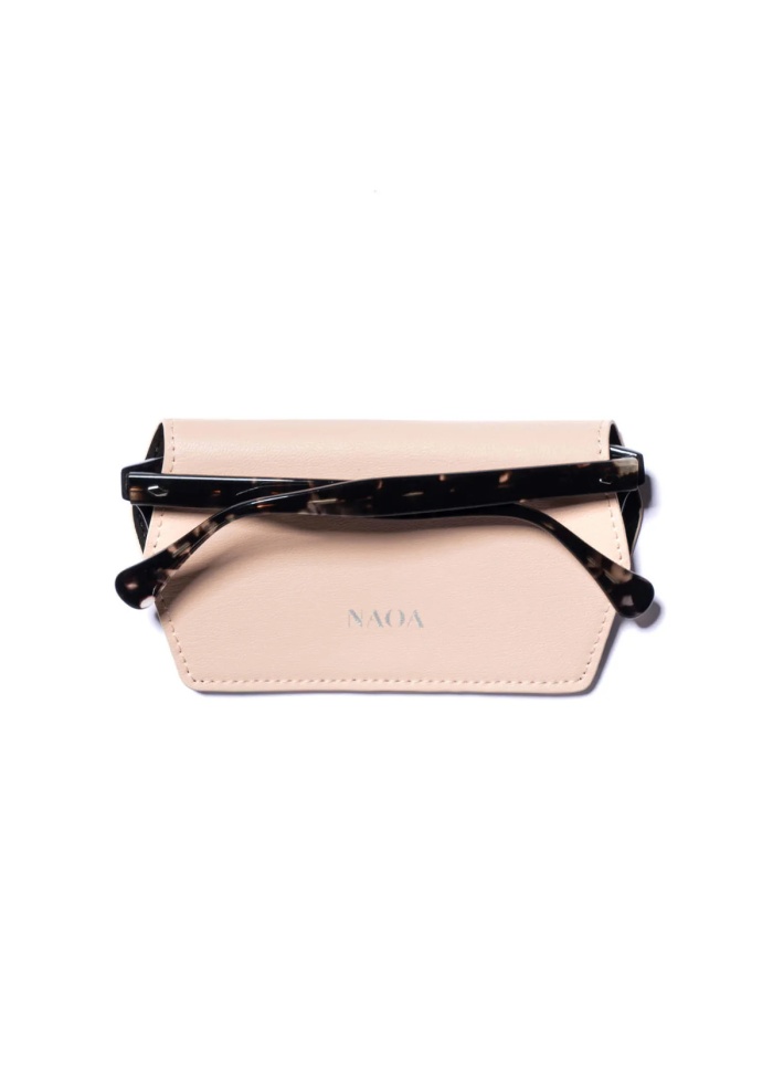 NAOA | Apple Leather Slim Glasses Cases Dusty Pink