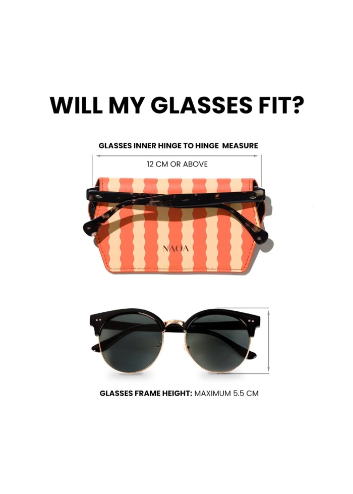 NAOA | Apple Leather Slim Glasses Case Dunes