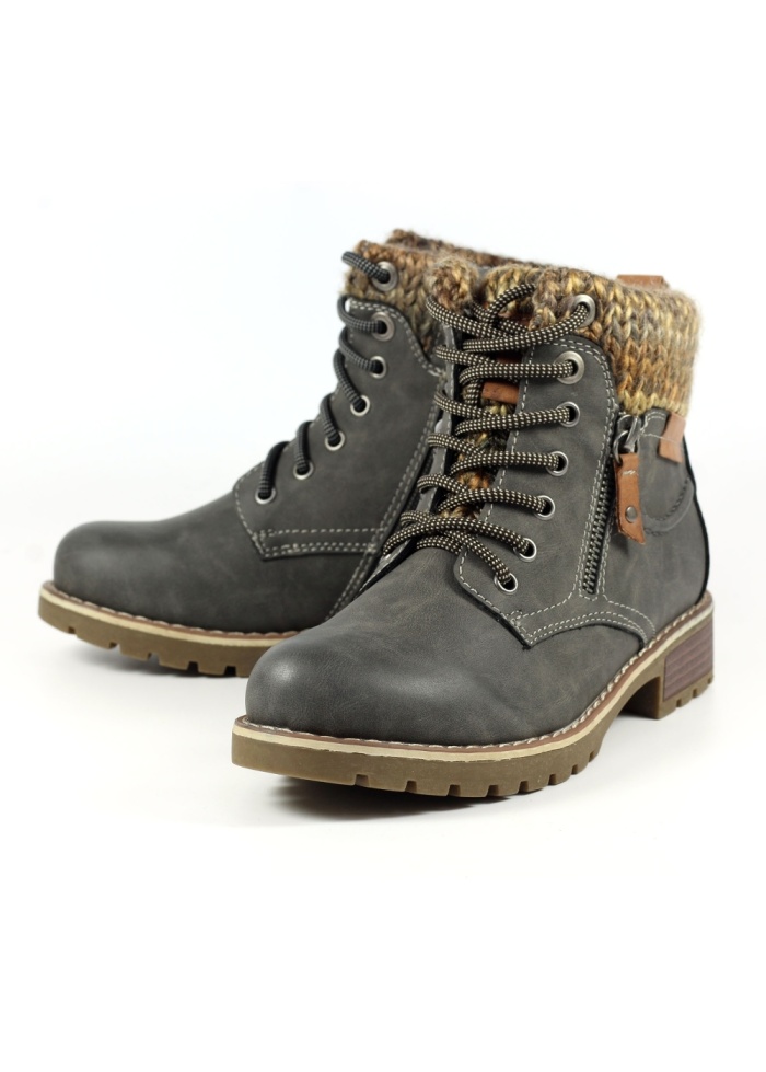 Lunar | Millie Grey Waterproof Boot