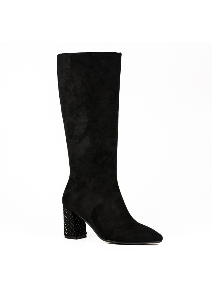 Lunar | Witham Black Long Boot