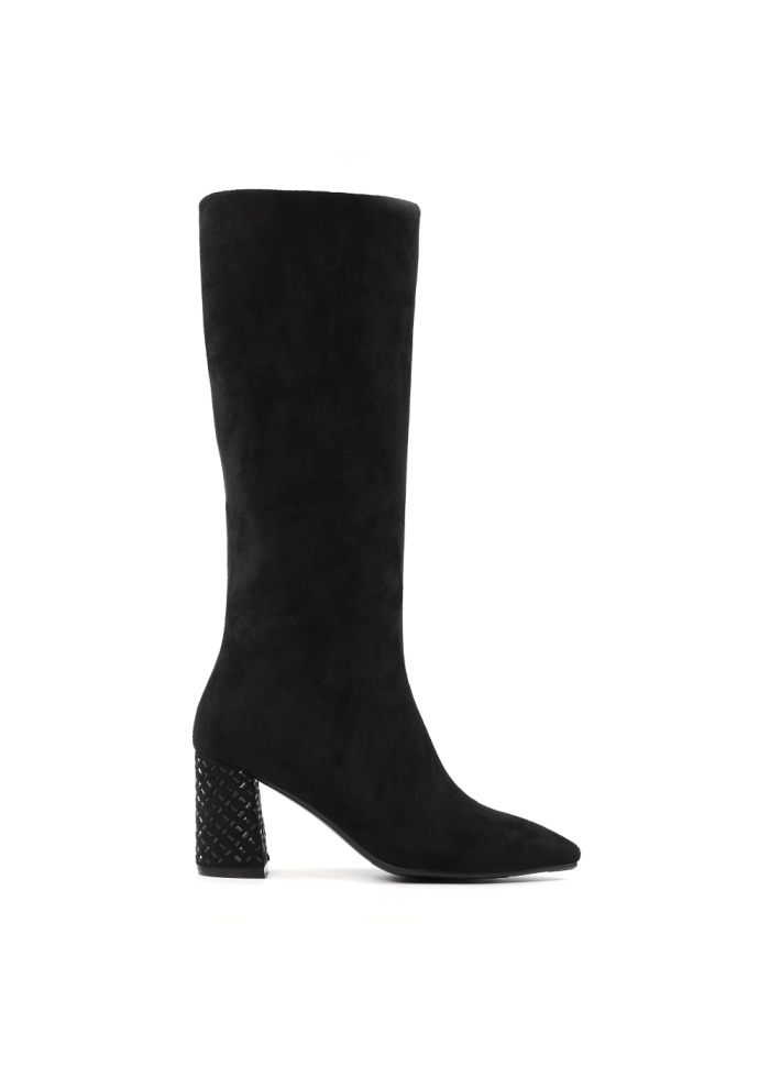 Lunar | Witham Black Long Boot