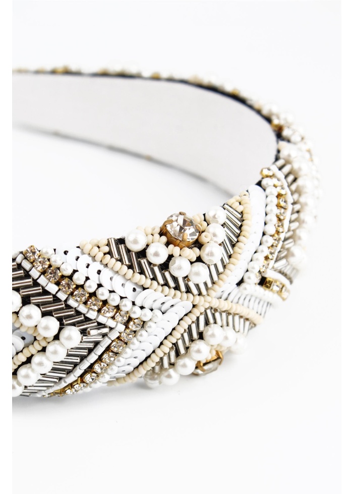 MyDoris | Silver & Pearl Hairband
