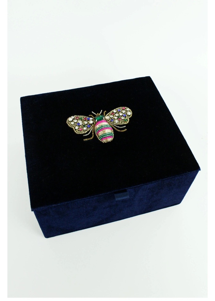MyDoris | Navy Velvet Jewellery Box