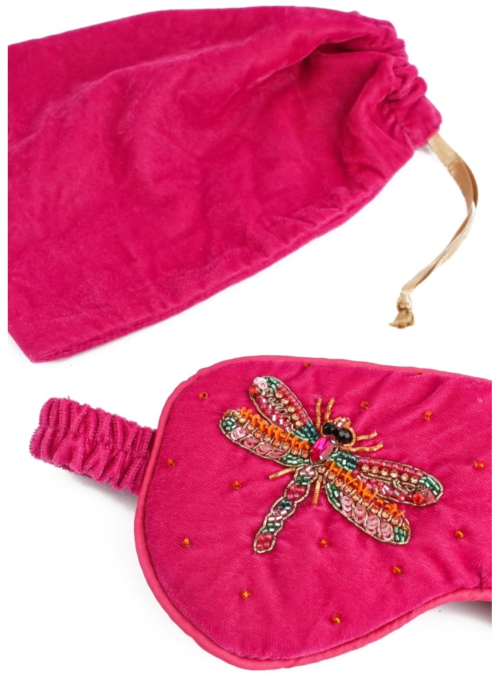 MyDoris | Pink Dragonfly Sleep Mask