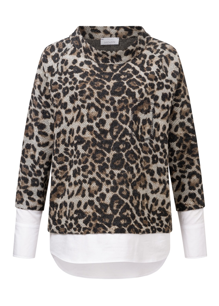 Just White | Two In One Shirt