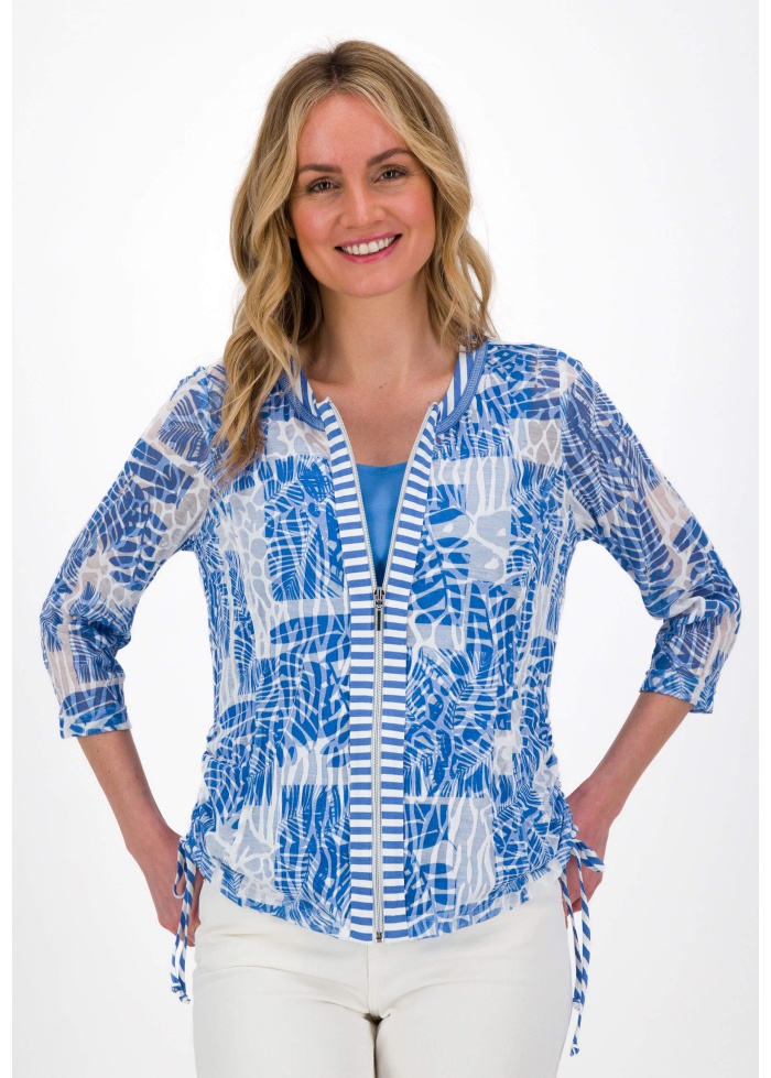 Just White | Tie Detail Top