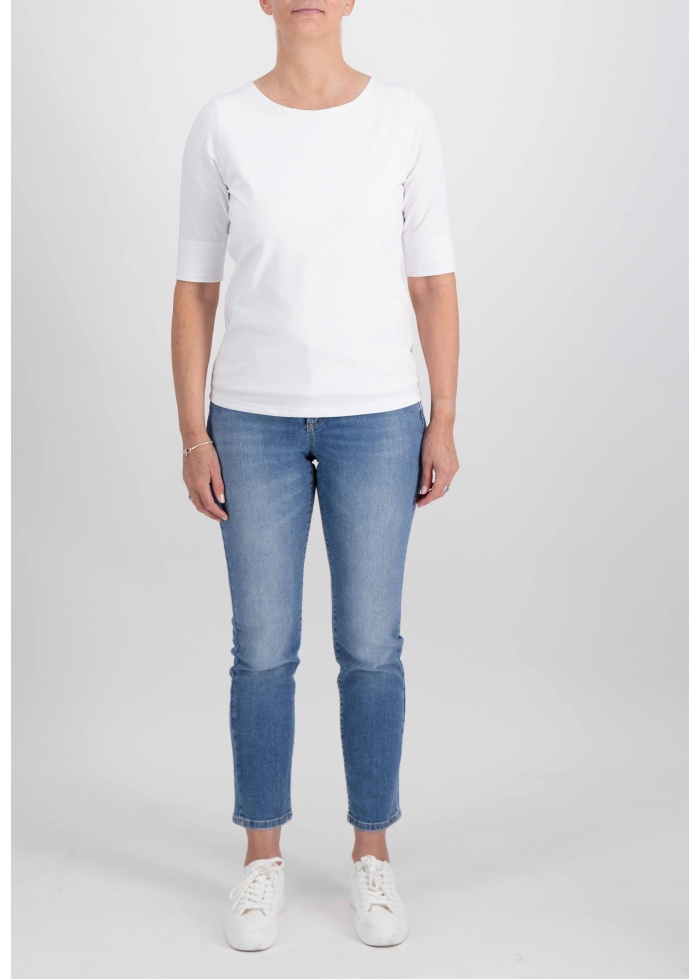 Just White | Double Layer Tee