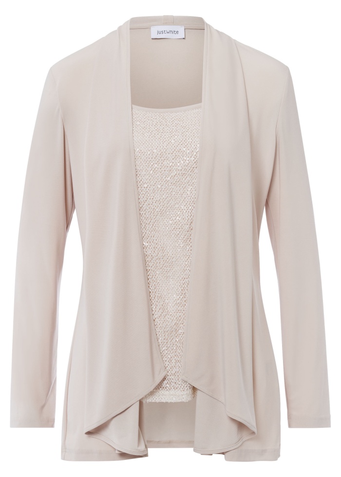 Just White | Sequin Top