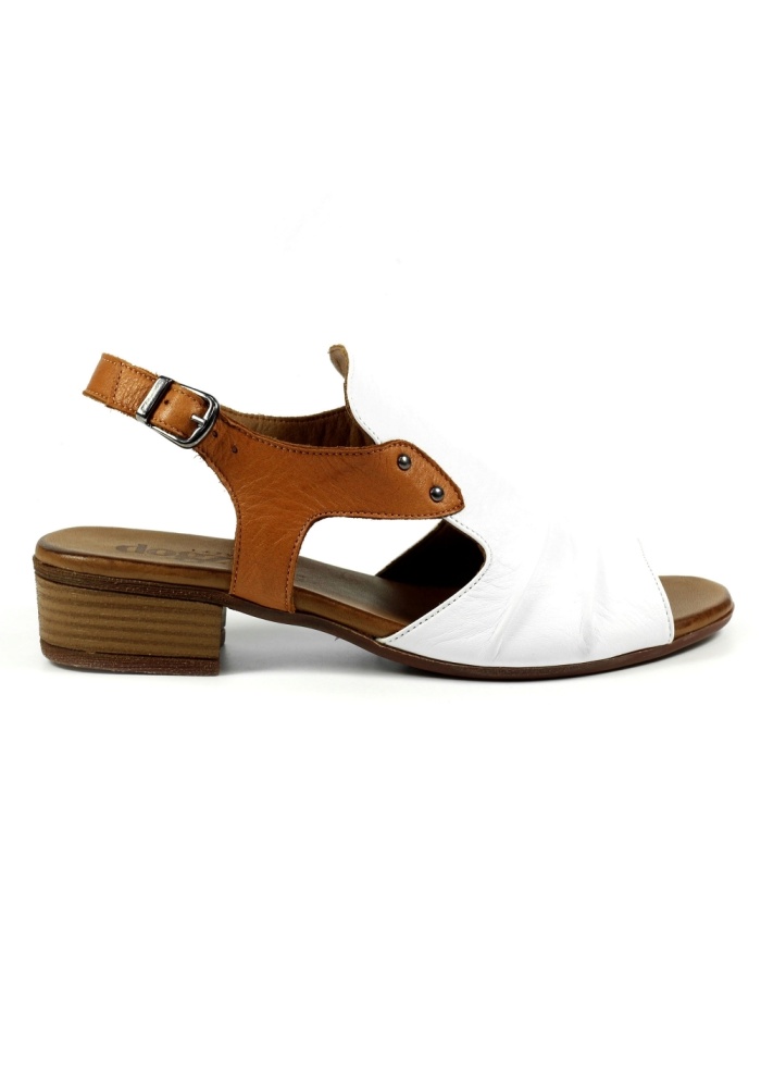 Lunar | Jaden White Leather Sandal