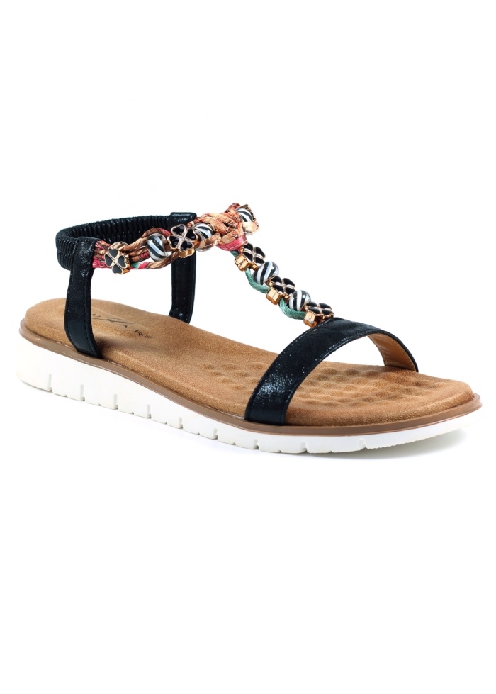 Lunar | Tempo Black Sandal