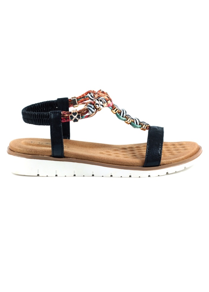 Lunar | Tempo Black Sandal