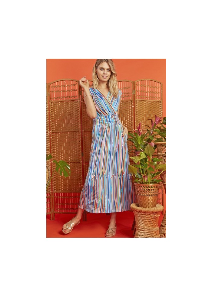 Karly Maxi Sunset Blue