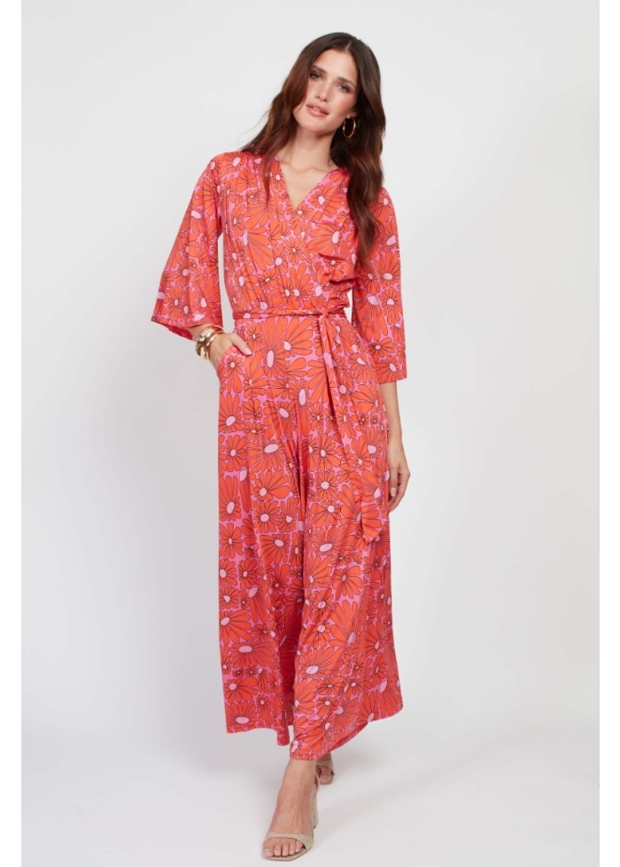 Onjenu | Laurie Jumpsuit Daisy Pink