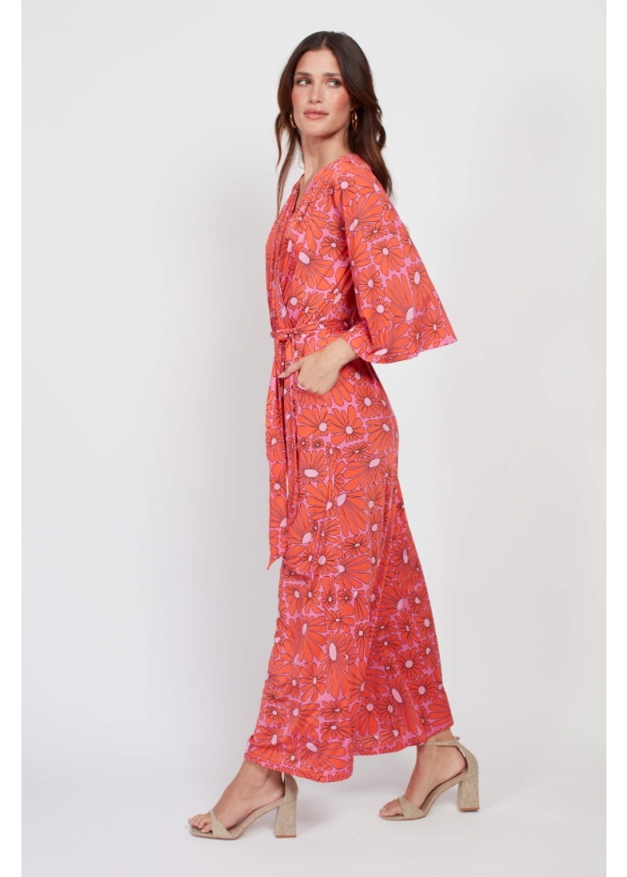 Onjenu | Laurie Jumpsuit Daisy Pink