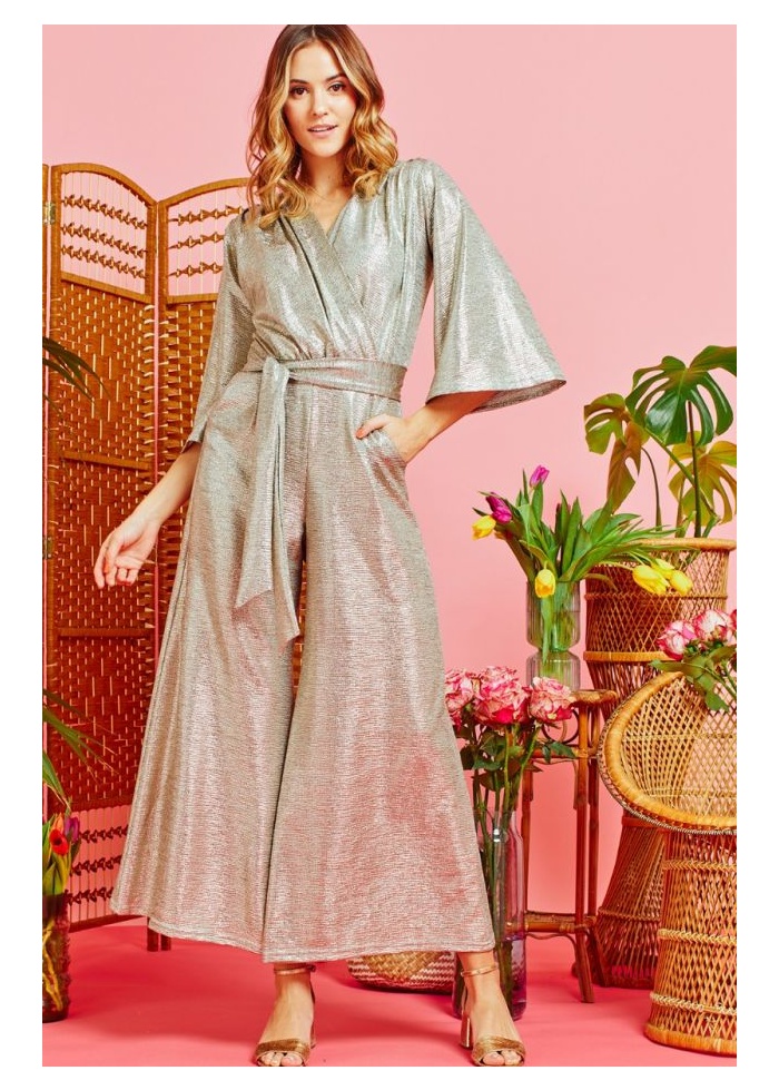 Onjenu | Laurie Metallic Jumpsuit