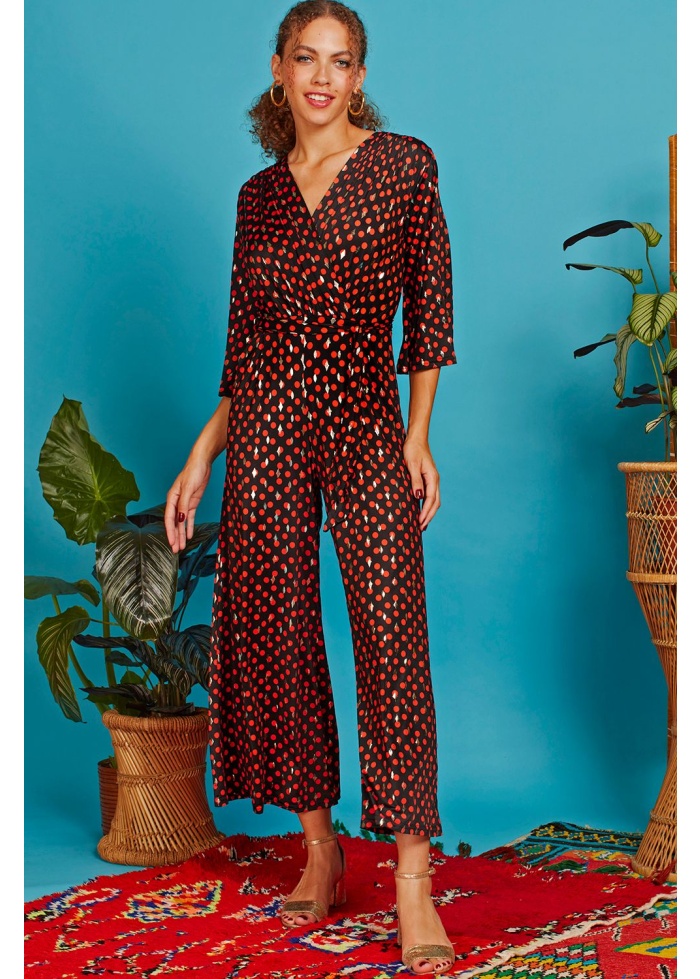 Onjenu | Laurie Evening Dot Jumpsuit