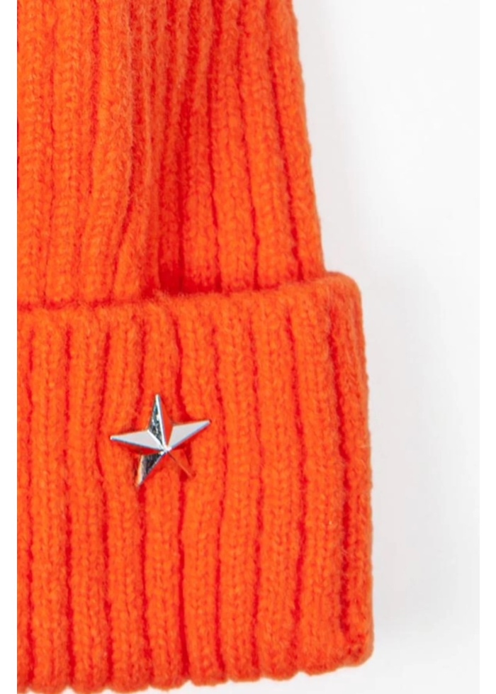 Rosie | Pompom Hat Orange