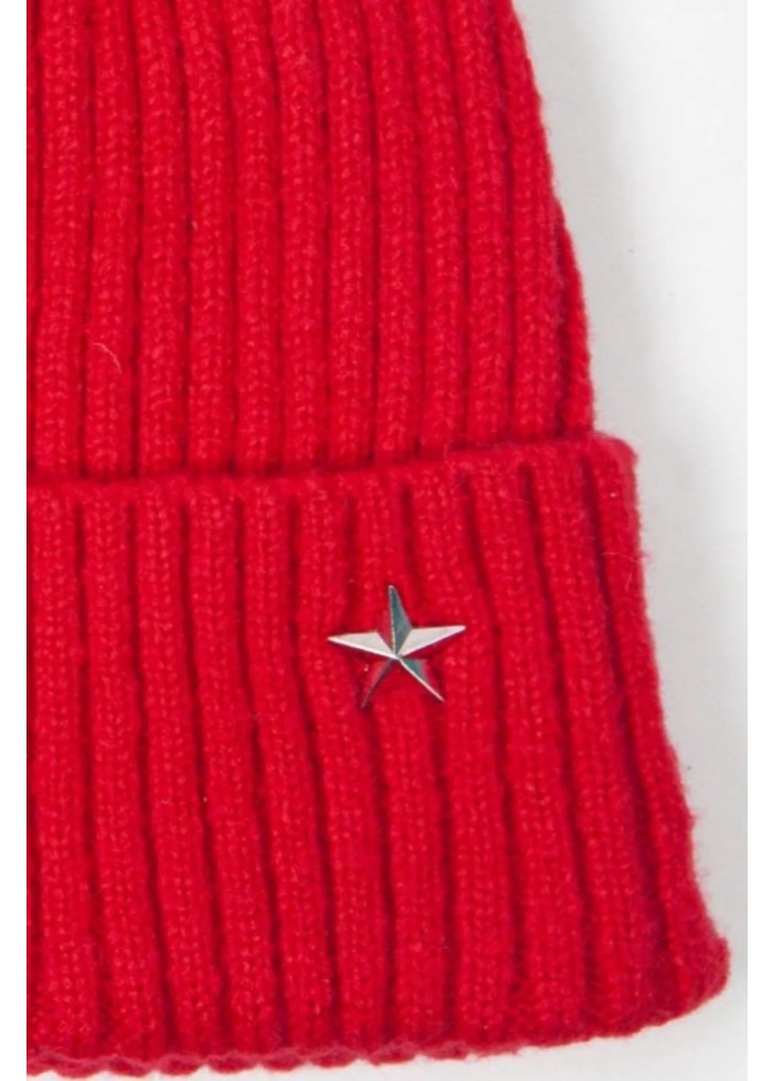 Rosie | Pompom Hat Red