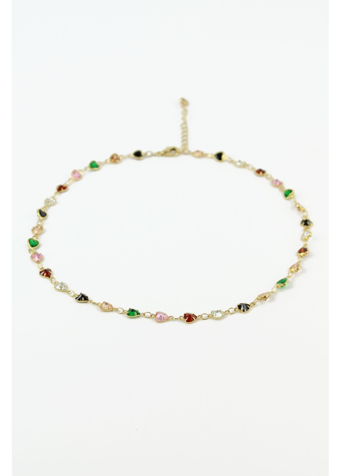 MyDoris | Rainbow Heart Necklace