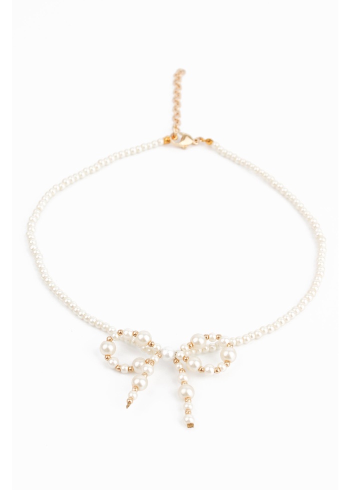 MyDoris | Pearl Bow Necklace