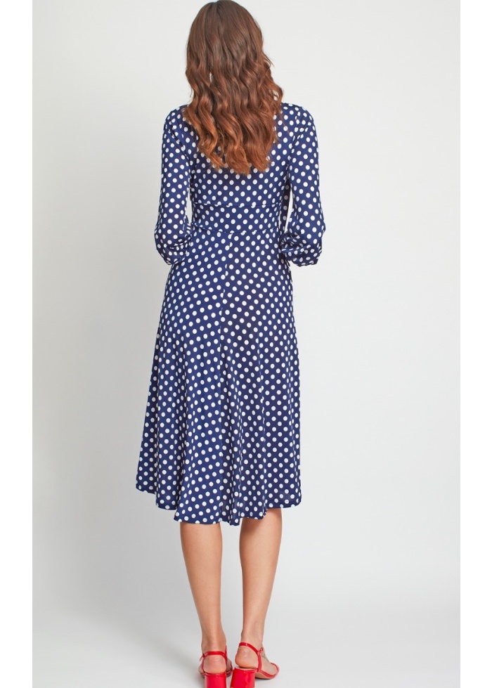 Onjenu | Nell Polka Dot Midi Dress