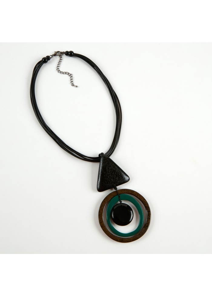 dante | Circular Necklace Green