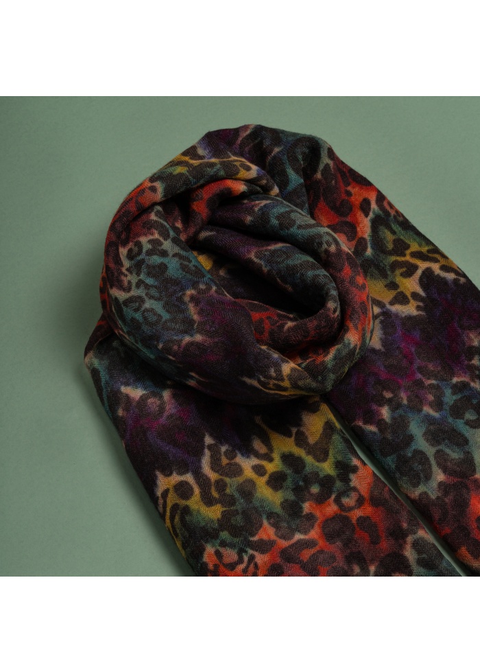 Ombre | Animal Print Scarf