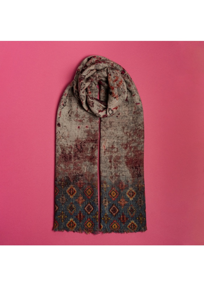 Ombre | Abstract Tile Scarf