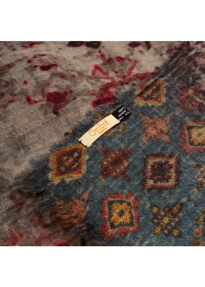 Ombre | Abstract Tile Scarf