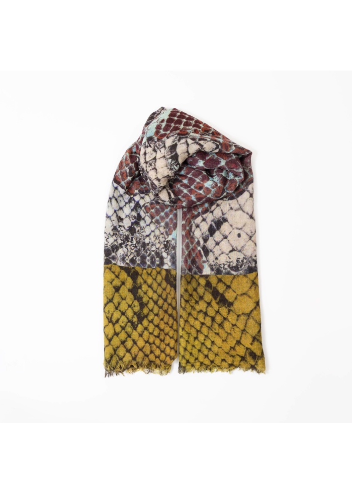 Ombre | Snake Print Scarf