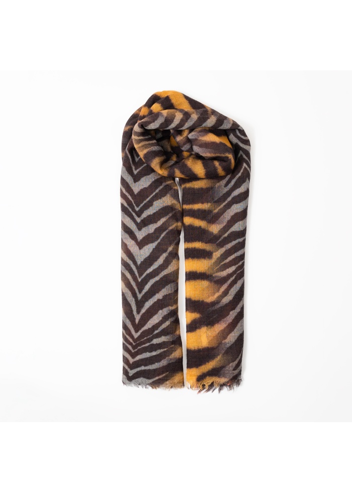 Ombre | Abstract Tiger Scarf