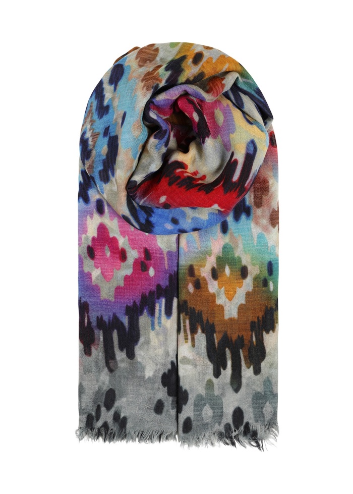 Ombre | Aztec Wool Scarf