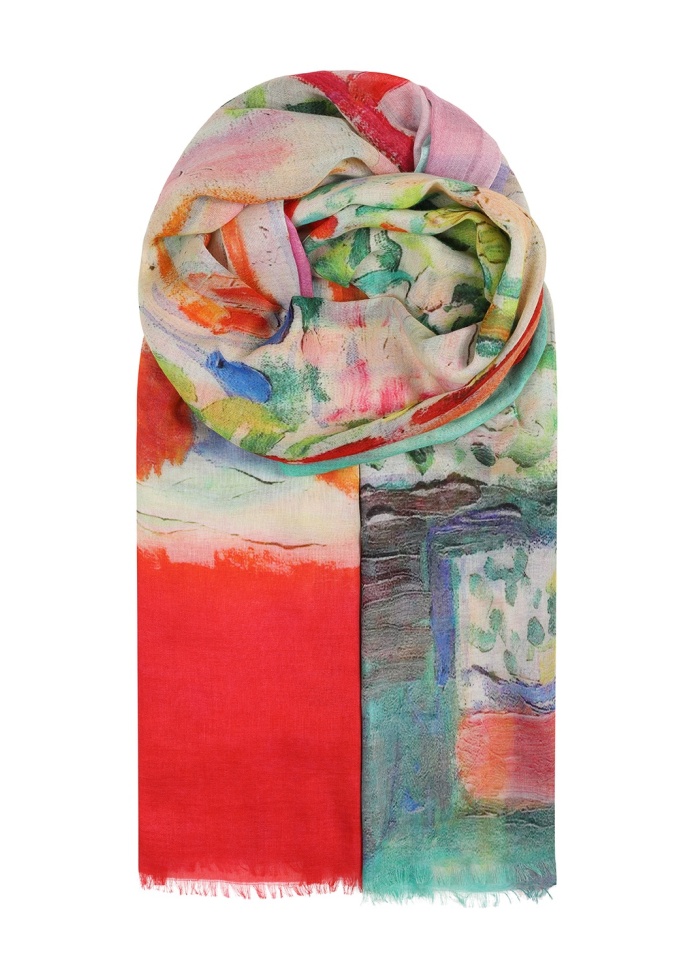 Ombre | Boat Print Scarf