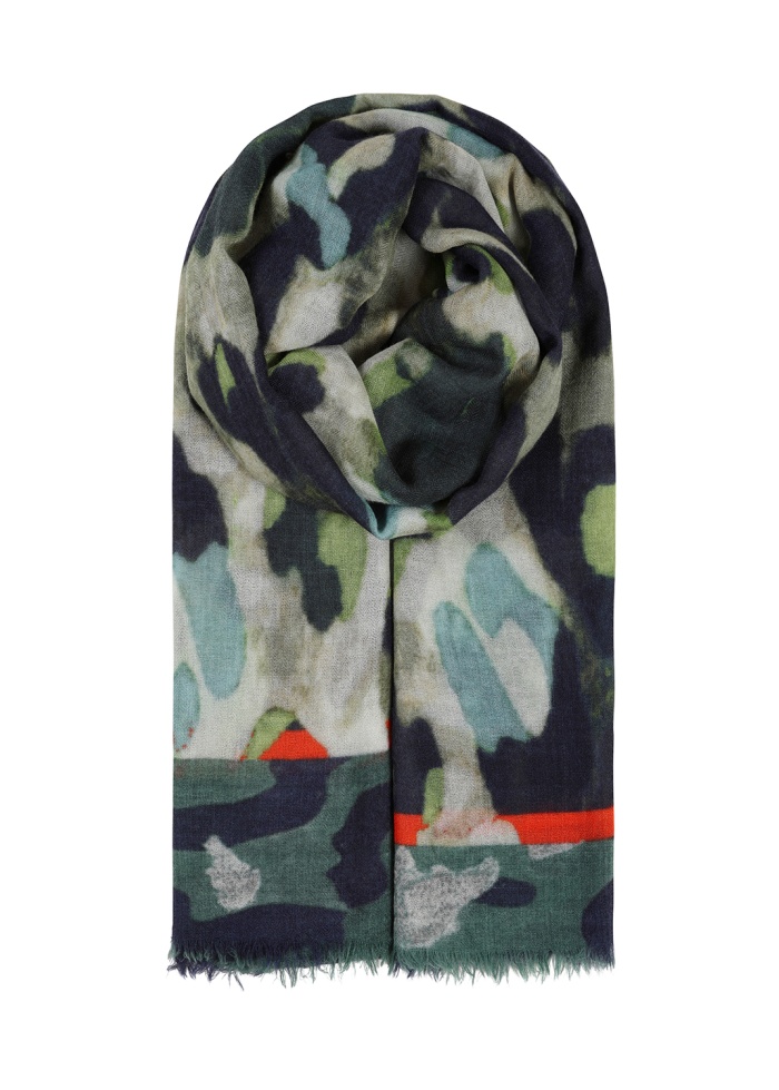 Ombre | Animal Print Scarf