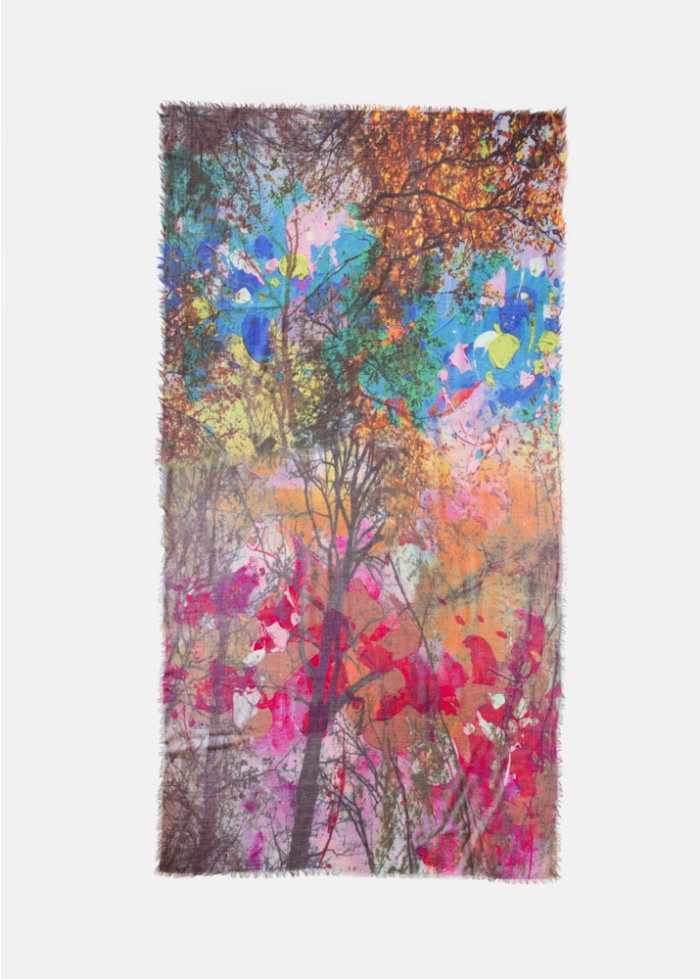 Ombre | Tree Design Scarf