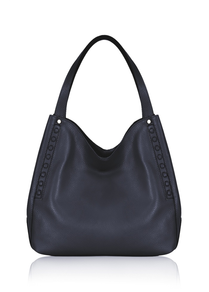 CPW | Navy Leather Shoulder Bag