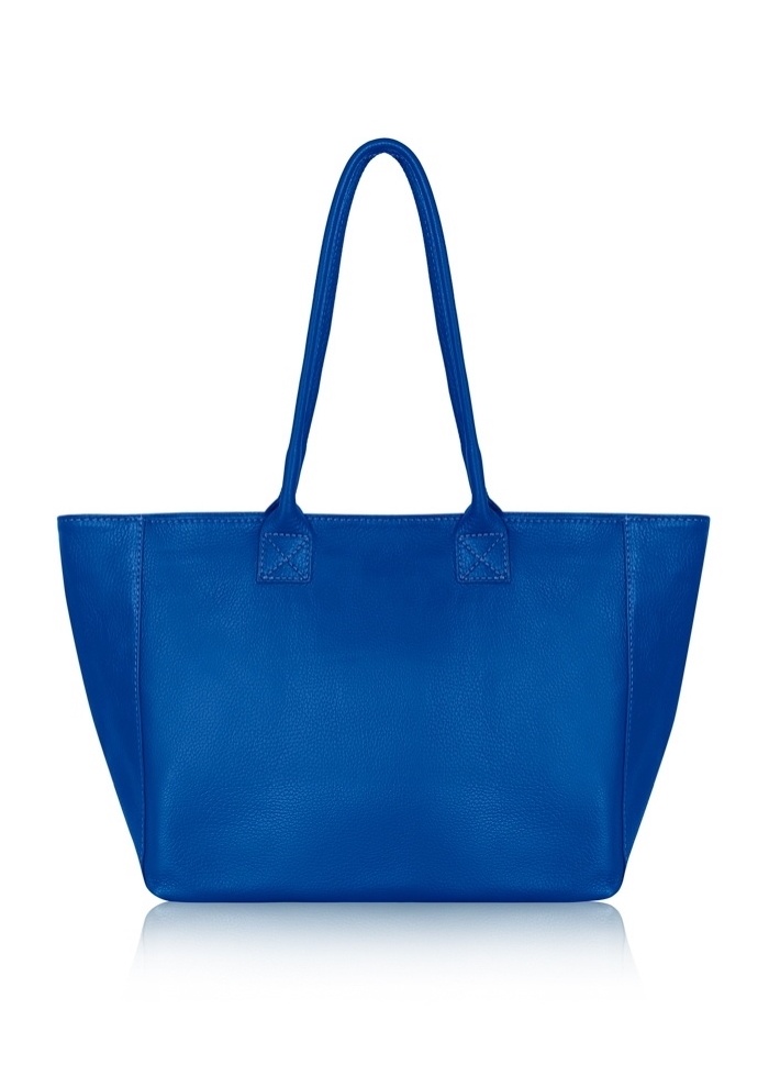 CPW | Wimbledon Blue Leather Tote Bag