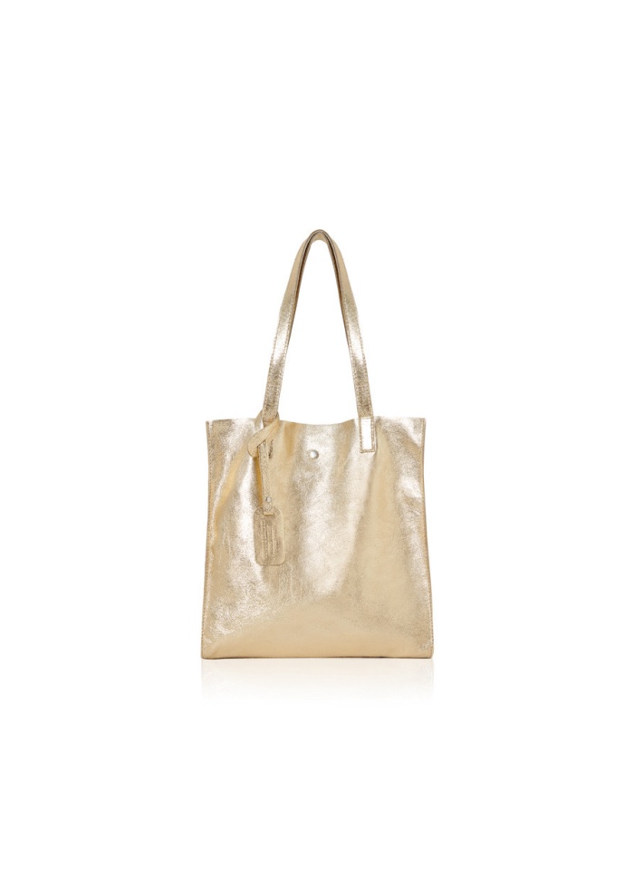 CPW | Aran Gold Leather Tote Bag