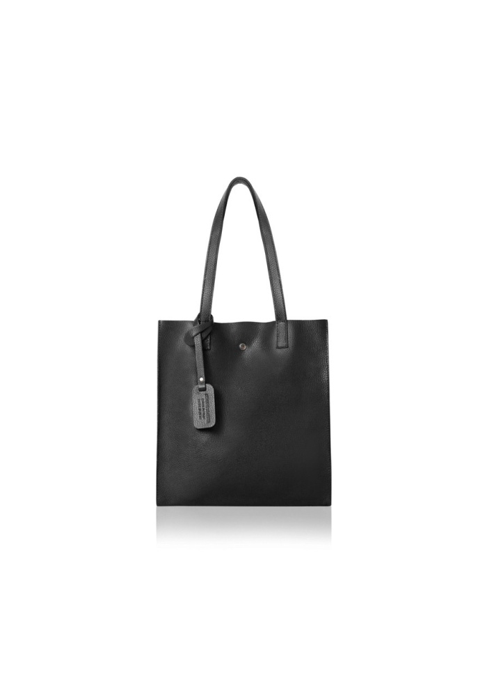 CPW | Aran Black Leather Tote Bag