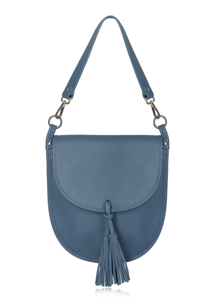CPW | Blue Leather Satchel