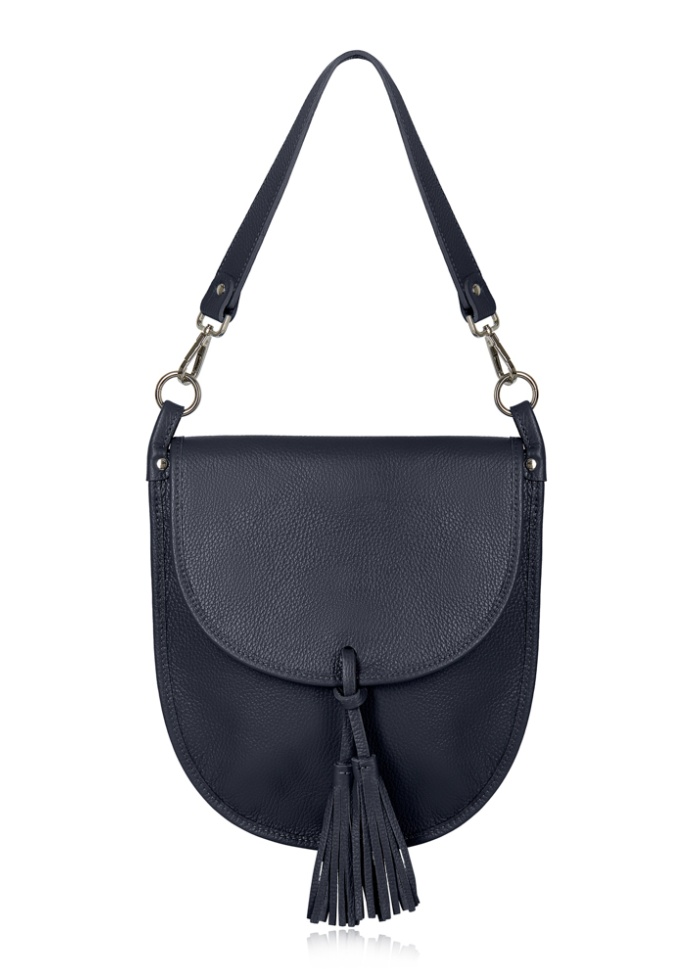 CPW | Tassel Oval Bag Navy Leather 