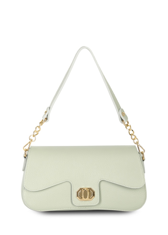 CPW | Chain Handle Bag Pale Green Leather 