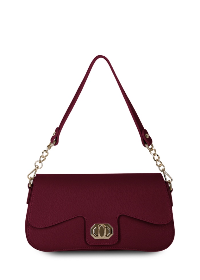 CPW | Chain Handle Bag Plum Leather 