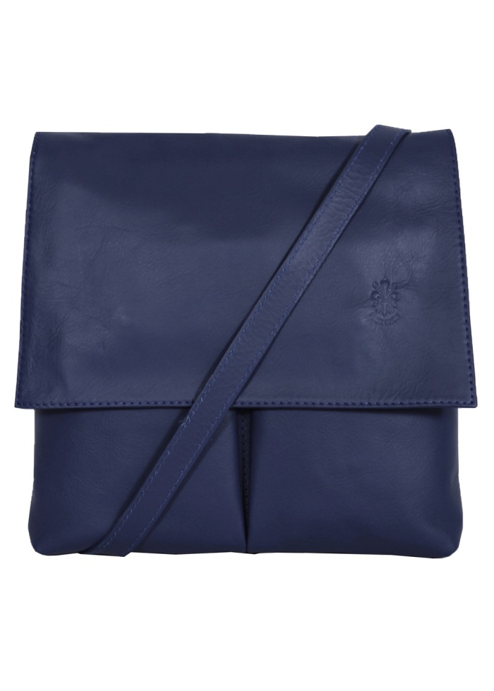 CPW | Navy Leather X-Body Bag