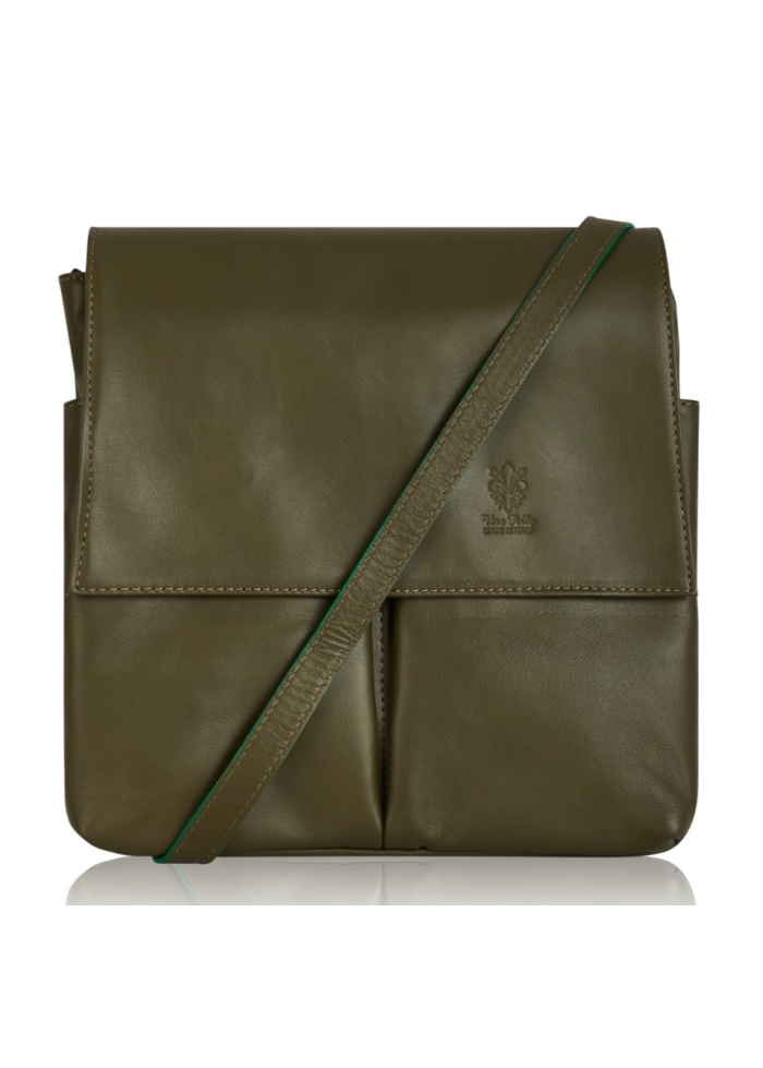 CPW | Olive Leather X-Body Bag