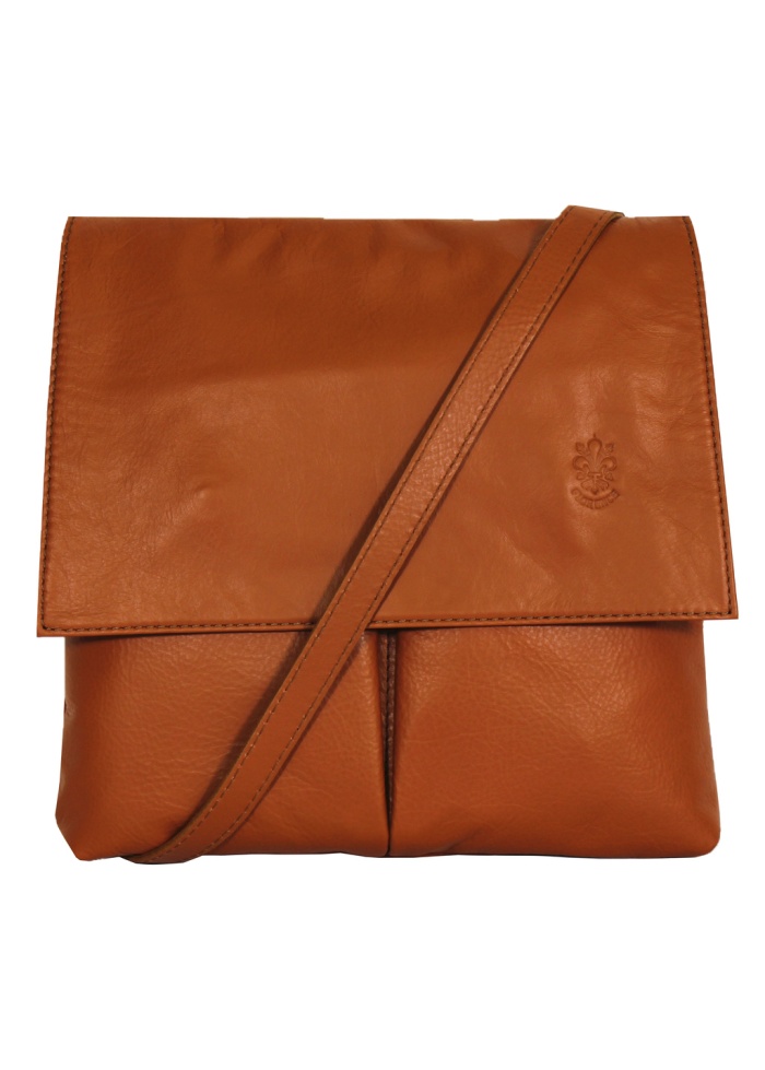 CPW | Tan Leather X-Body Bag