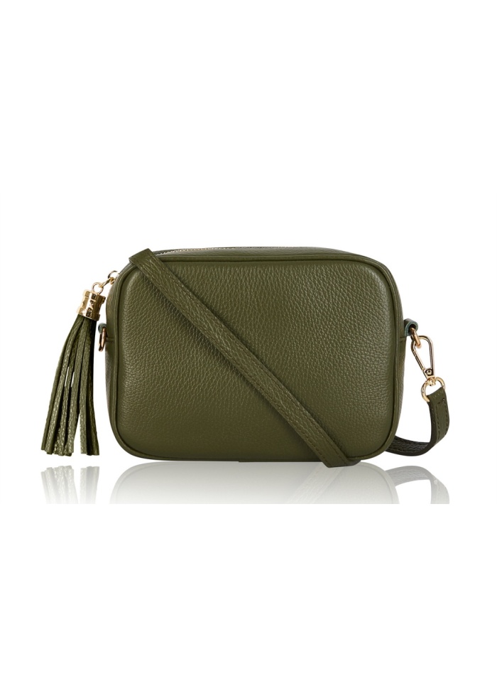 CPW | Chester Olive Leather Crossbody Bag