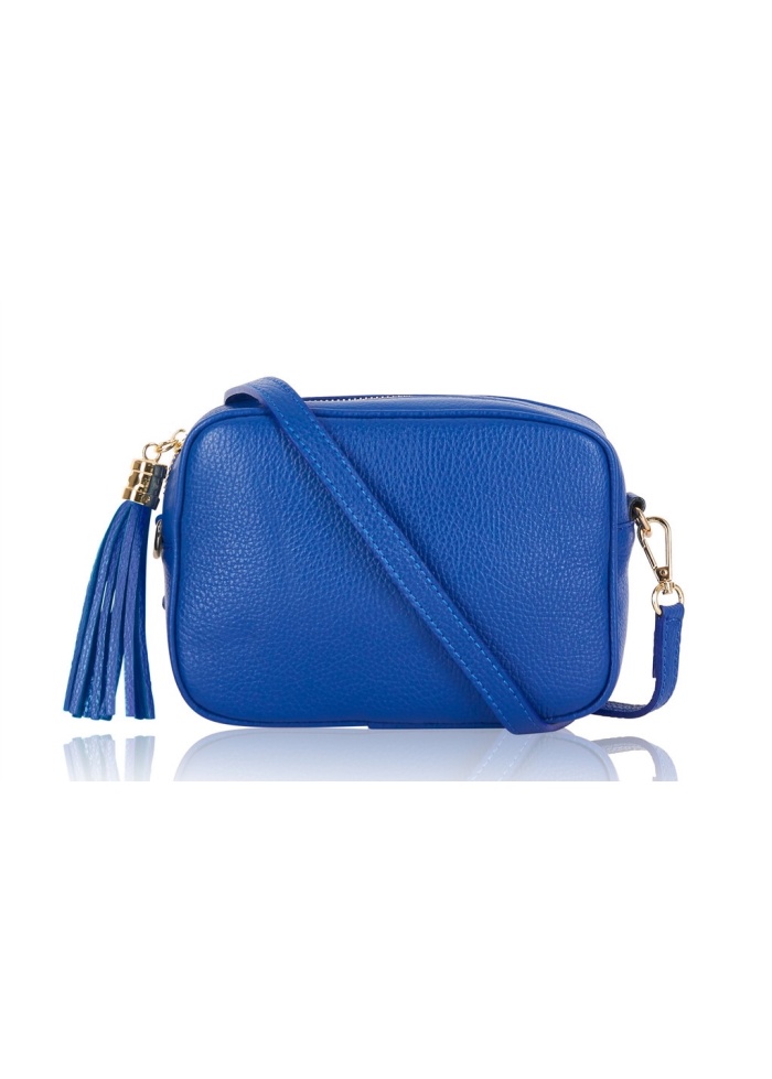 CPW | Chester Blue Leather Crossbody Bag