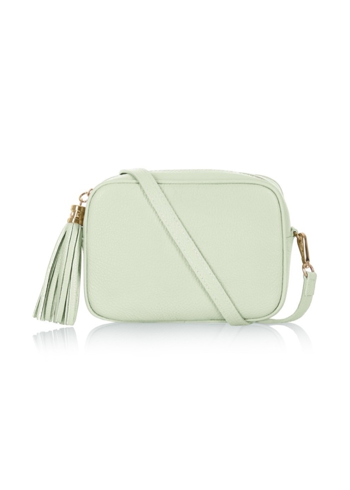 CPW | Chester Pale Green Leather Crossbody Bag